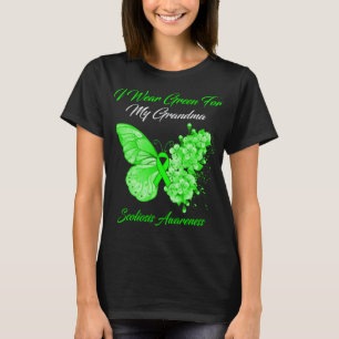 Schmetterling Ich trage Grün für meine Oma-Skolios T-Shirt