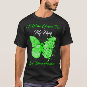 Schmetterling Ich trage Grün für meine Papa Lyme-K T-Shirt