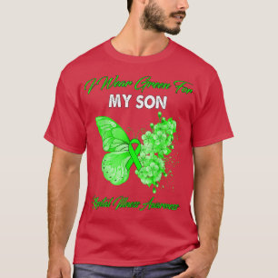 Schmetterling Ich trage Grün für meine Sohn Geiste T-Shirt