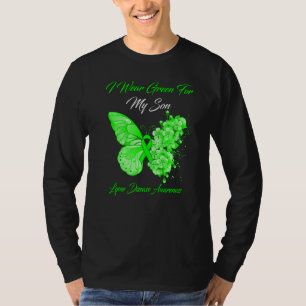 Schmetterling Ich trage Grün für meine Sohn Lyme K T-Shirt