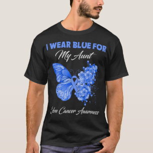 Schmetterling Ich trage Grün für meine Tante Colon T-Shirt