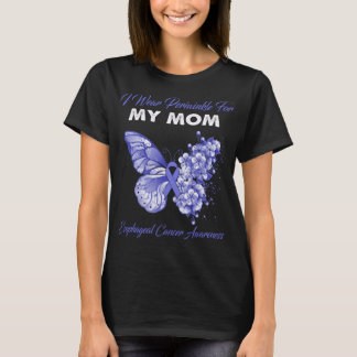 Schmetterling Ich trage Periwinkle für meine MAMA T-Shirt