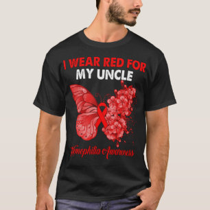 Schmetterling ich trage Rot für meinen Sohn Hemoph T-Shirt