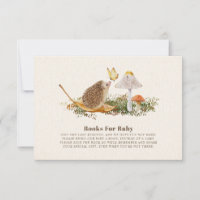 Schmetterling-Igel Pilzbücher für Babydusche