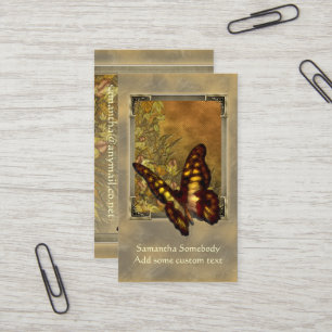 Schmetterling-Illustration im Vintage-Stil für Pro Visitenkarte