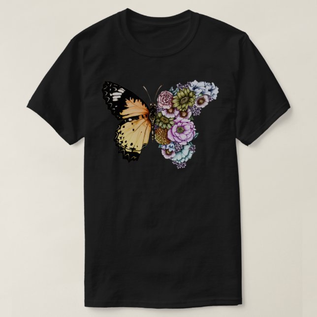 Schmetterling im Blut T-Shirt (Design vorne)