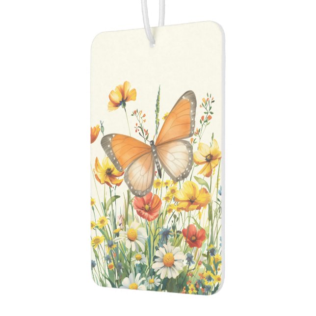 Schmetterling im Garten Autolufterfrischer (Links)