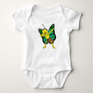Schmetterling im Hip Hop-Dance-Labor Baby Strampler