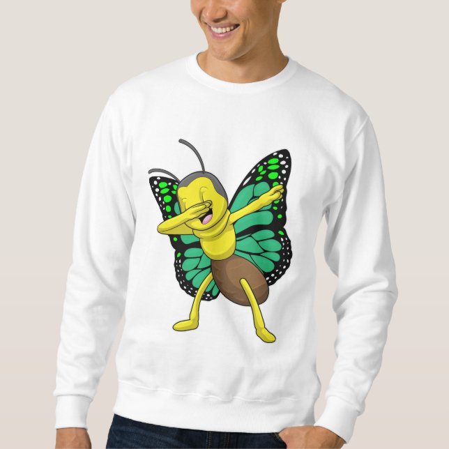 Schmetterling im Hip Hop-Dance-Labor Sweatshirt (Vorderseite)
