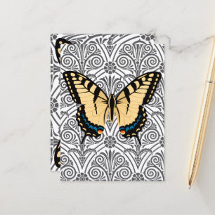 Schmetterling im Mittelpunkt Postkarte