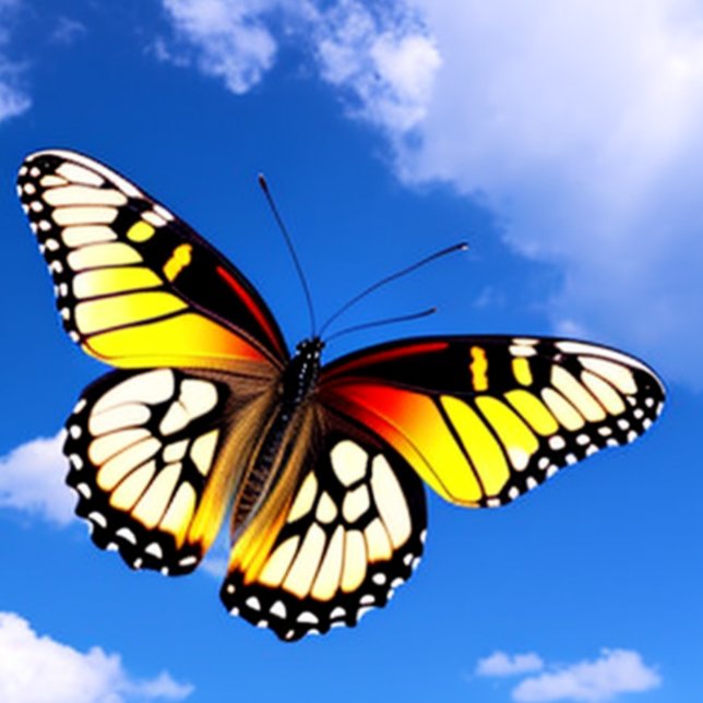 Schmetterling im T - Shirt (Von Creator hochgeladen)