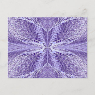 Schmetterling im Winter Frost Postkarte