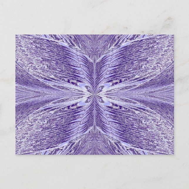 Schmetterling im Winter Frost Postkarte (Vorderseite)