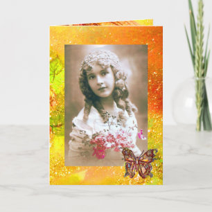 SCHMETTERLING IN GOLDEN FUNKEN Photo Vorlage