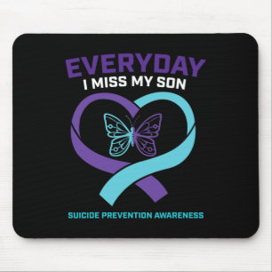 Schmetterling in Love Memory Son Suizidprävention Mousepad
