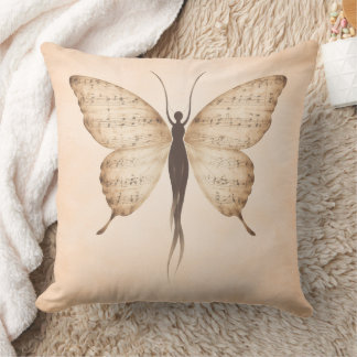 Schmetterling in Menschengestalt Kissen