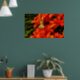Schmetterling in Tigerfisch-Blume Poster (Living Room 1)