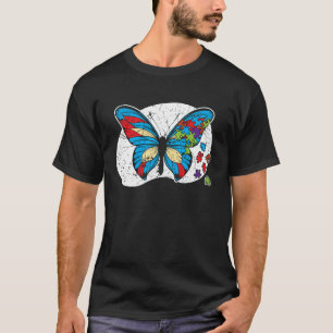 Schmetterling Insekt Entomologie Entomologe Autism T-Shirt