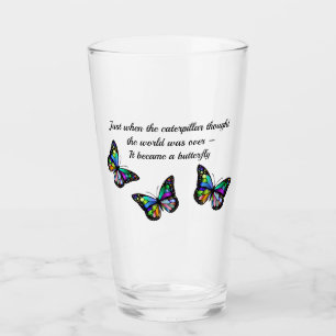 Schmetterling-Inspiration Glas