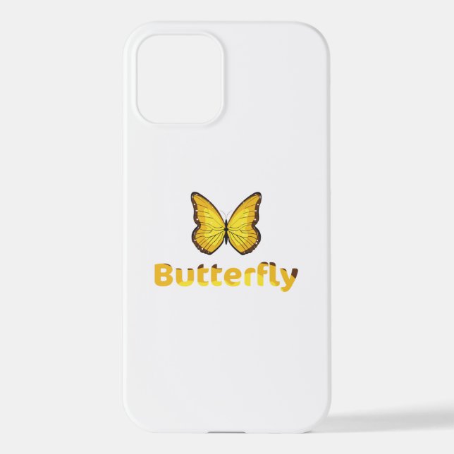 Schmetterling iPhone Hülle (Rückseite)