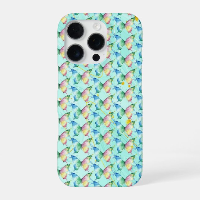 Schmetterling iPhone Hülle (Rückseite)