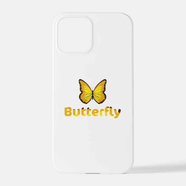 Schmetterling iPhone Hülle (Rückseite)