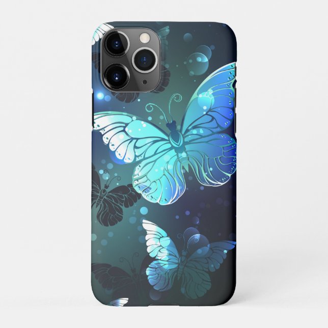 Schmetterling iPhone Hülle (Rückseite)