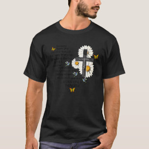 Schmetterling Jesus Cross I Can Imaging Christlich T-Shirt