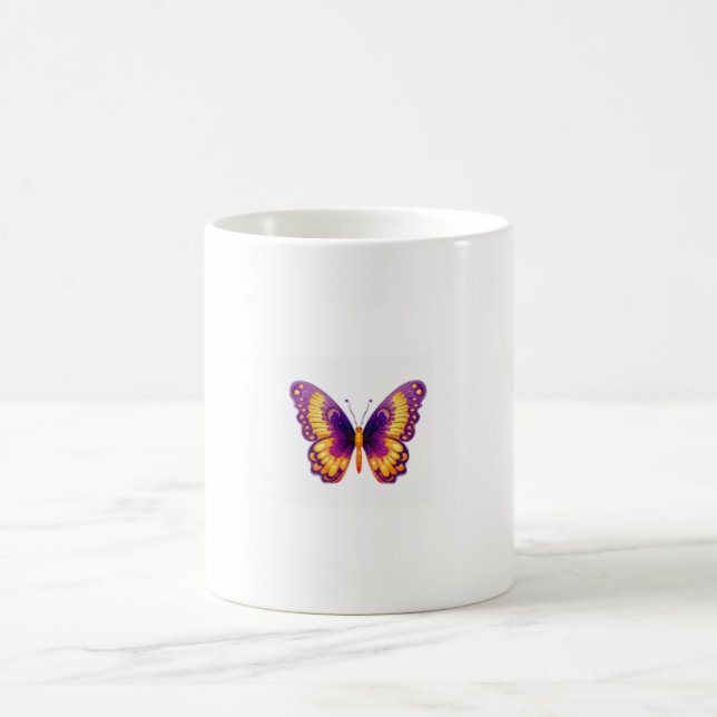 Schmetterling Kaffeetasse (Mittel)