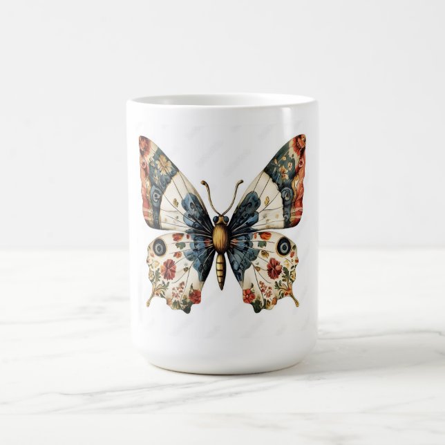 Schmetterling Kaffeetasse (Mittel)