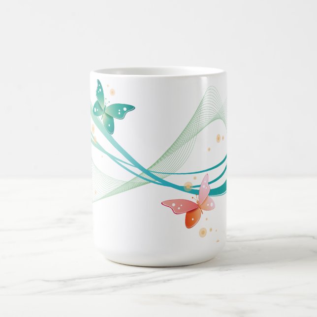 Schmetterling Kaffeetasse (Mittel)