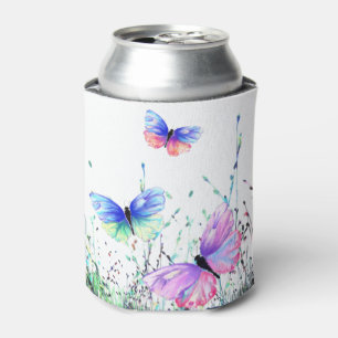 Schmetterling kann farbenfrohe Schmetterlinge abkü Dosenkühler