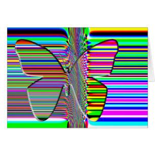 Schmetterling Karte OPkunst