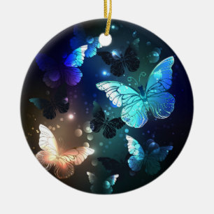 Schmetterling Keramik Ornament