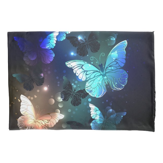Schmetterling Kissenbezug (Vorderseite-Links)