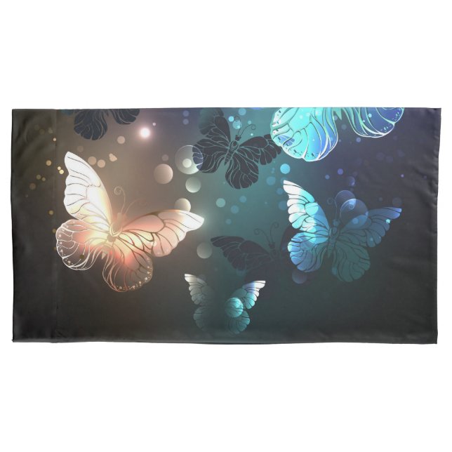 Schmetterling Kissenbezug (Vorderseite-Links)