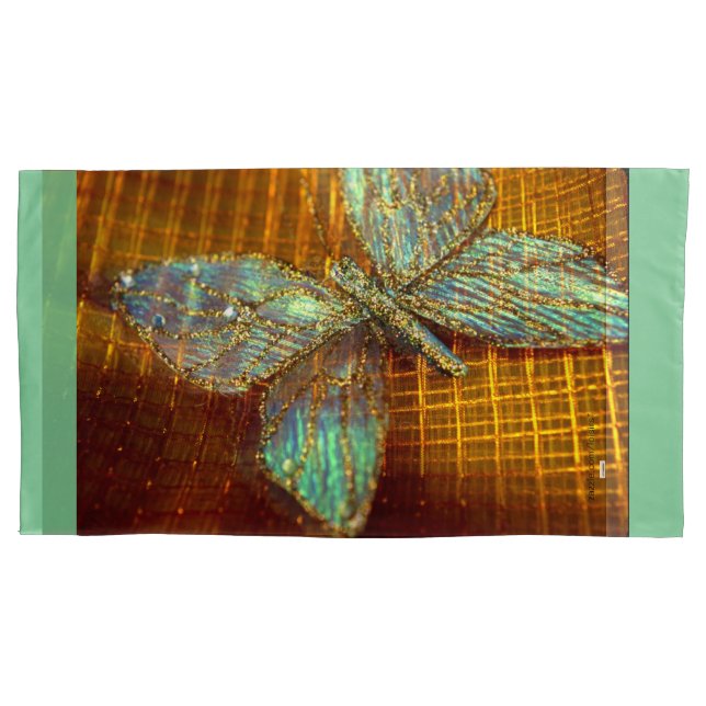 Schmetterling Kissenbezug (Vorderseite-Links)