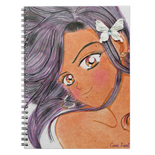 Schmetterling Klip Notizblock