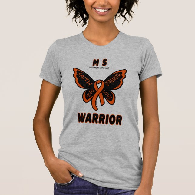 Schmetterling/Krieger… Mitgliedstaat T-Shirt (Vorderseite)