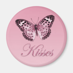 Schmetterling küsst Magneten Magnet