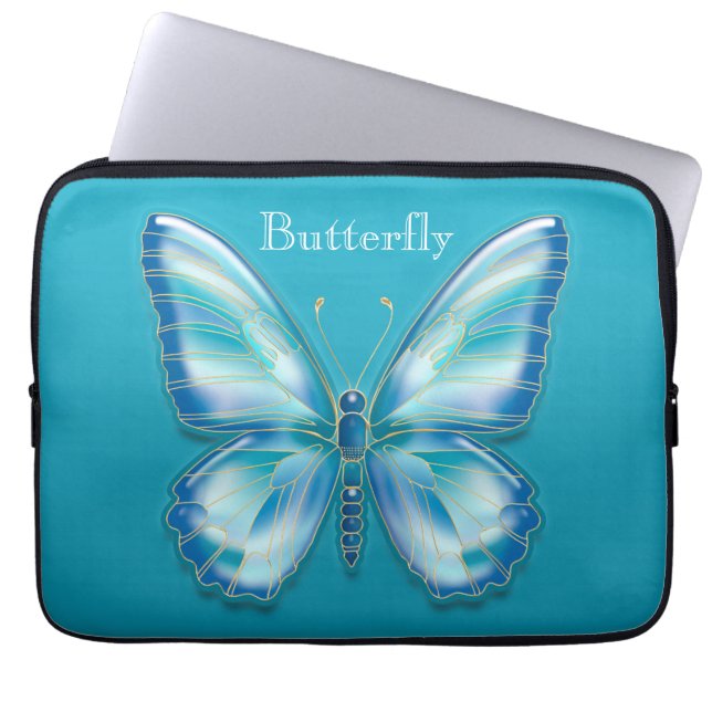 Schmetterling Laptopschutzhülle (Vorderseite)