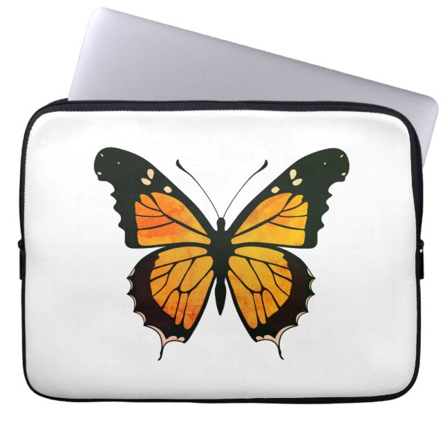 Schmetterling Laptopschutzhülle (Vorderseite)