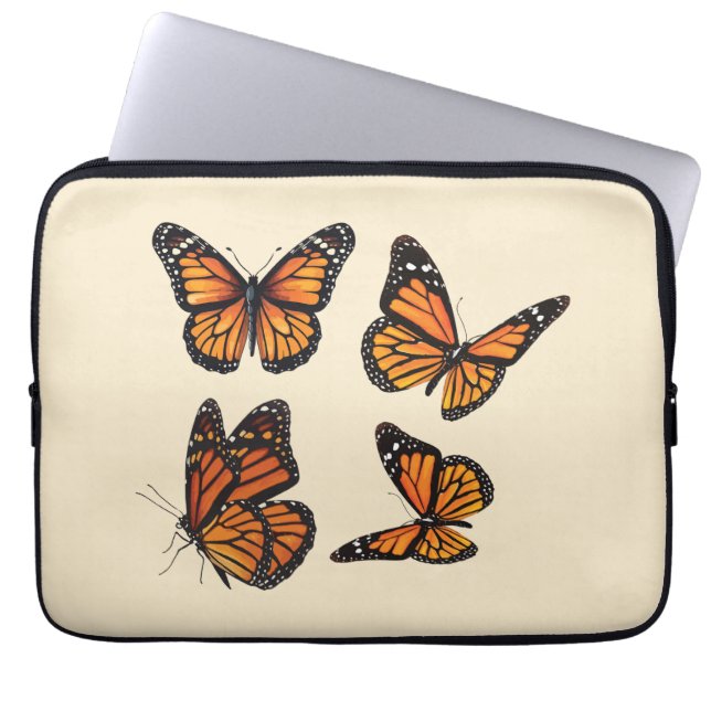 Schmetterling Laptopschutzhülle (Vorderseite)