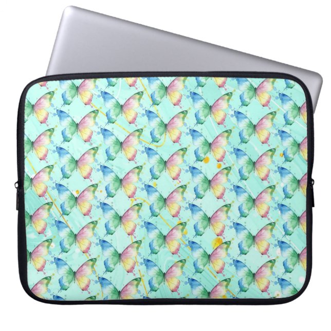 Schmetterling Laptopschutzhülle (Vorderseite)