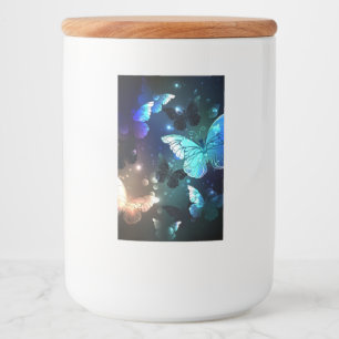 Schmetterling Lebensmitteletikett