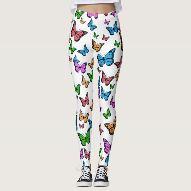 Schmetterling Leggings (Vorderseite)