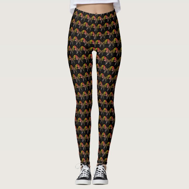 Schmetterling-Leggings Leggings (Vorderseite)