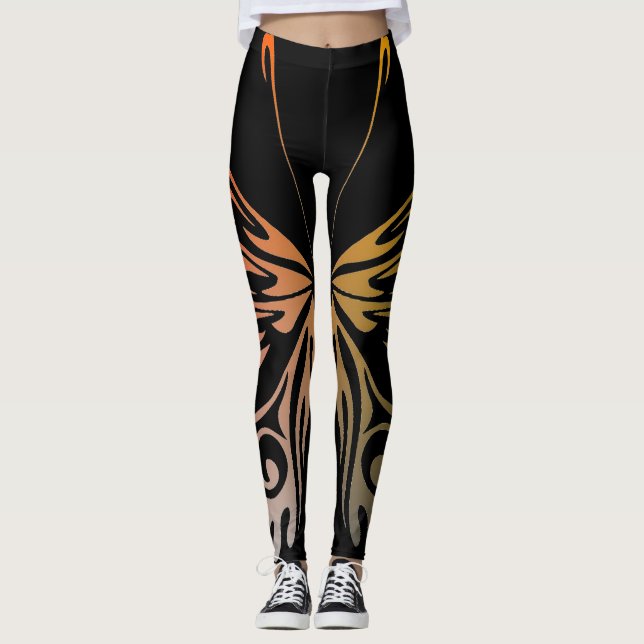 Schmetterling-Leggings Leggings (Vorderseite)