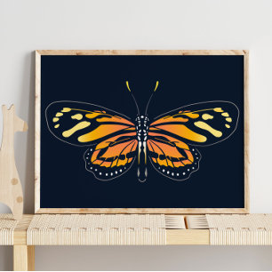 Schmetterling   Leinwand Dschungel Poster