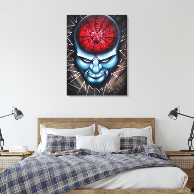 "Schmetterling" Leinwanddruck (Insitu (Schlafzimmer))